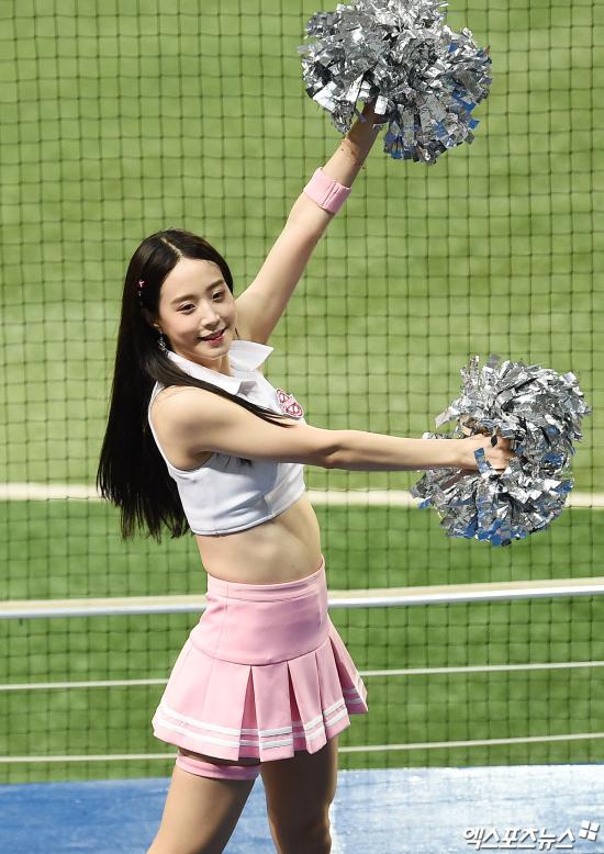 치어리더 박혜인 '백옥 피부'[엑's HD포토]