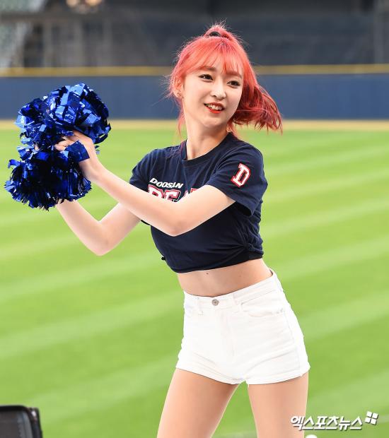 치어리더 마서연 '상큼한 헤어스타일'[엑's HD포토]