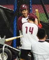 김하성-서건창 '훈련은 즐겁게'[포토]