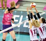 루시아 '블로커 손에 맞았어'[포토]