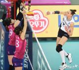 라자레바 '빠른 타이밍'[포토]