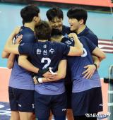 대한항공 '홈에서 승리 가야지'[포토]