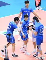 우리카드 '기분 좋은 세리머니'[포토]