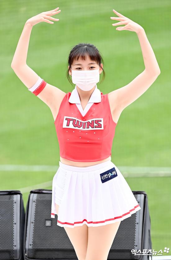 치어리더 하지원 '우아하게'[엑'S Hd포토]