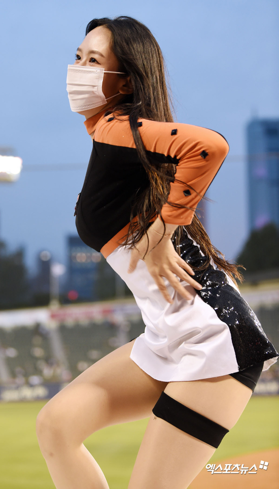 치어리더 강지유 '옆라인도 완벽'[엑's HD포토]