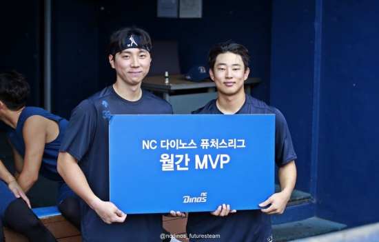 NC 최우재-김한별-김태경, 퓨처스팀 7월 MVP 선정