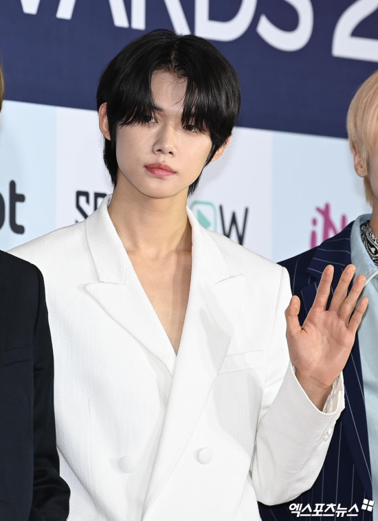 TXT 연준 '섹시한 화이트 수트'[엑's HD포토]