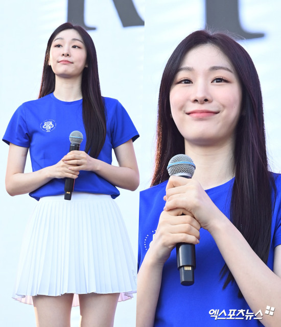김연아 '이온음료 모델이세요? 청량한 아침 미모'[엑's HD화보]