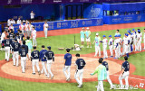 대한민국 '배구에 이어 야구도 항저우 참사'[포토]