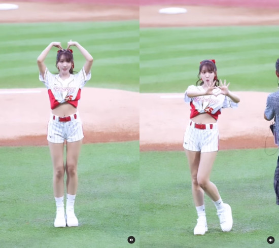 걸그룹 출신 AV배우, 시구 어땠길래…“아이도 보는데” 난리