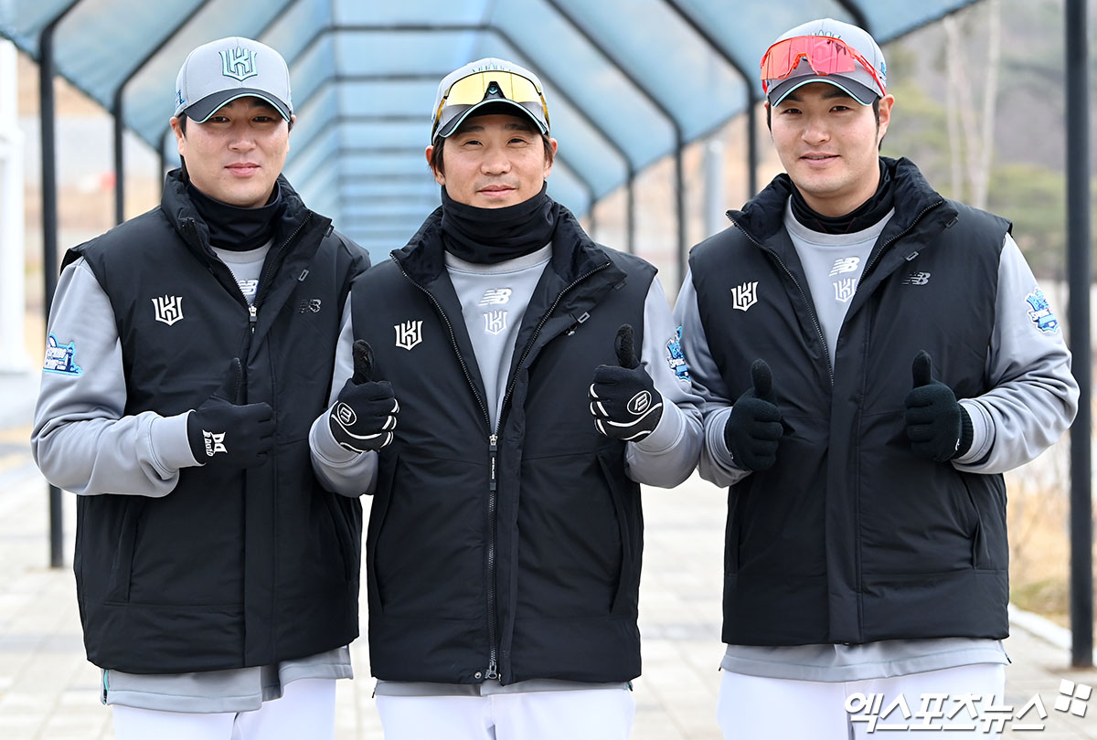 KT 위즈에서 모인 우규민, 박경수, 박병호(왼쪽부터). 기장, 김한준 기자