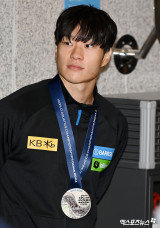 이호준 '계영 800m 은메달 획득'[포토]