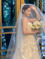'강정훈♥' AOA 출신 유나, 결혼식 사진 공개…잘 살겠습니다
