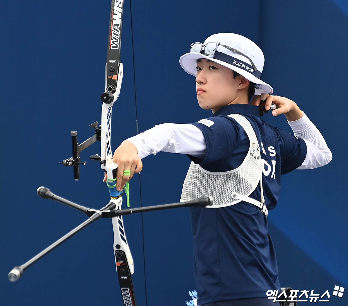 2020 도쿄 올림픽 3관왕을 차지한 여자 양궁의 안산이 2024 파리 올림픽 출전이 좌절됐다. 사진 엑스포츠뉴스 DB