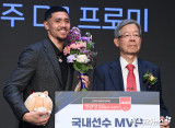 '국내선수 MVP' 이선 알바노[포토]