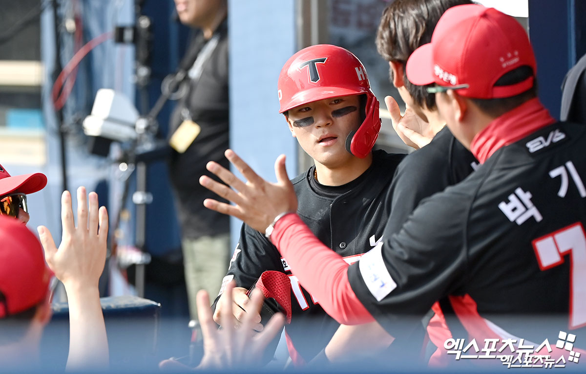 김도영은 지난 26~28일 잠실구장에서 열린 '2024 신한 SOL Bank KBO 리그' LG 트윈스와 주말 3연전에서 맹활약 해 눈길을 끌었다. 엑스포츠뉴스 DB