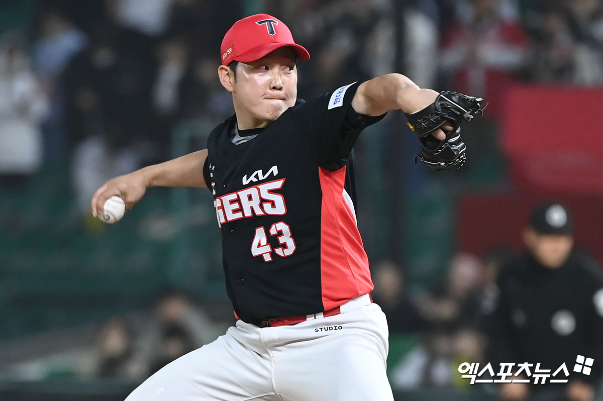 김건국은 17일 창원 NC파크에서 열린 '2024 신한 SOL Bank KBO 리그' NC 다이노스와 주말 3연전 첫 경기에서 선발 등판. 1이닝 1실점 뒤 왼쪽 햄스트링 뭉침 증세로 조기 강판됐다. 엑스포츠뉴스 DB