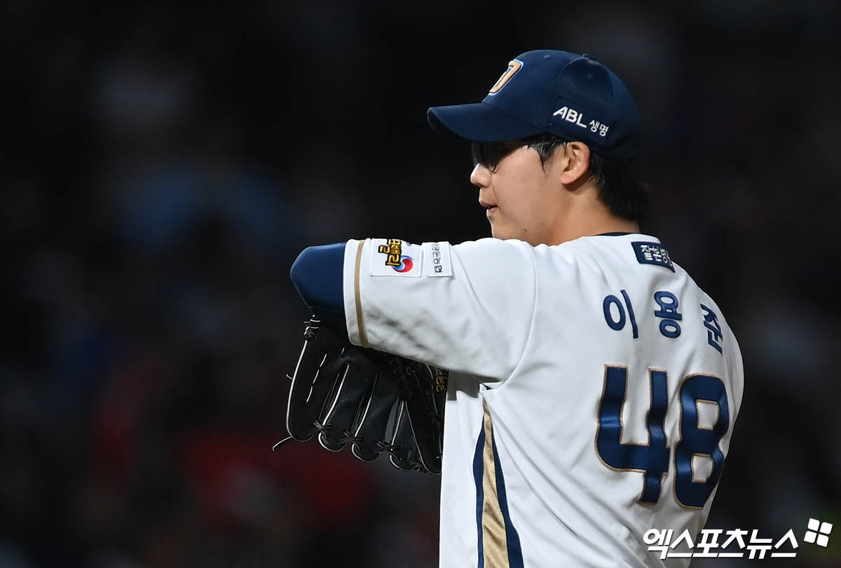 이용준은 19일 창원 NC파크에서 열릴 '2024 신한 SOL Bank KBO 리그' KIA 타이거즈와 주말 3연전 마지막 경기에서 선발 등판한다. 엑스포츠뉴스 DB