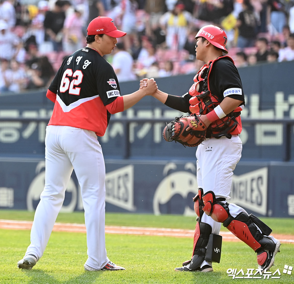 정해영은 18일 창원 NC파크에서 열린 '2024 신한 SOL Bank KBO 리그' NC와 주말 3연전 두 번째 경기에서 9회말 구원 등판. 1이닝 무실점으로 팀 승리를 지켰다. 엑스포츠뉴스 DB