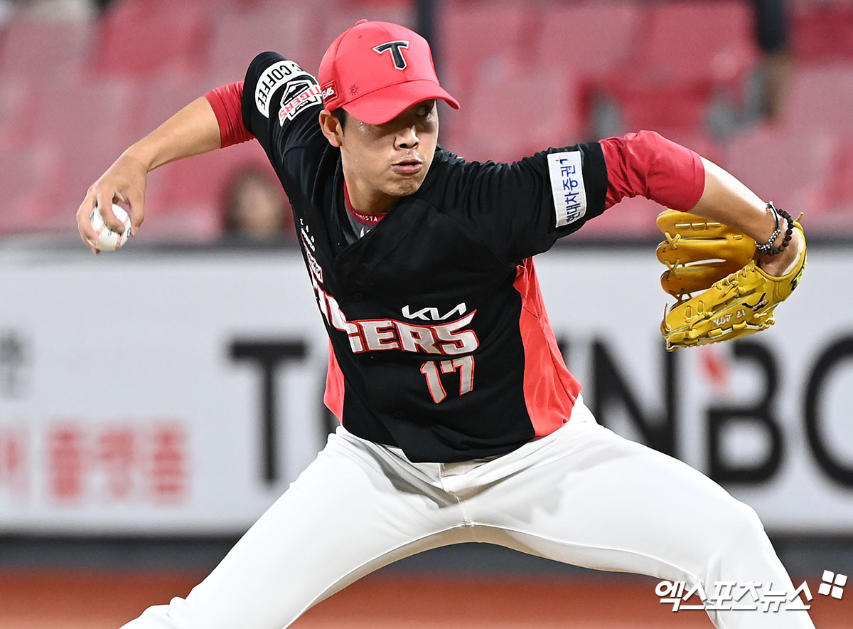 임기영은 29일 창원 NC파크에서 열린 '2024 신한 SOL Bank KBO 리그' NC 다이노스와 주중 3연전 두 번째 경기에서 구원 등판. 2⅔이닝 무실점을 기록했다. 엑스포츠뉴스 DB 