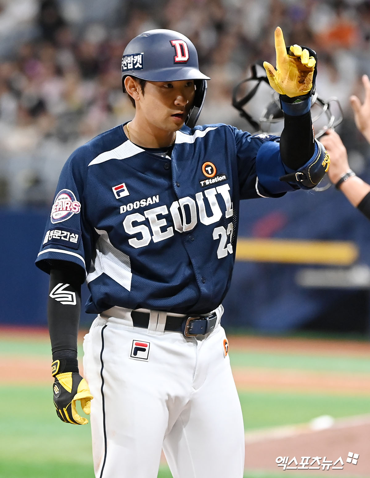 강승호는 5일 창원 NC파크에서 열린 '2024 신한 SOL Bank KBO 리그' NC와 주중 3연전 두 번째 맞대결을 앞두고 선발 명단에서 빠졌다. 엑스포츠뉴스 DB