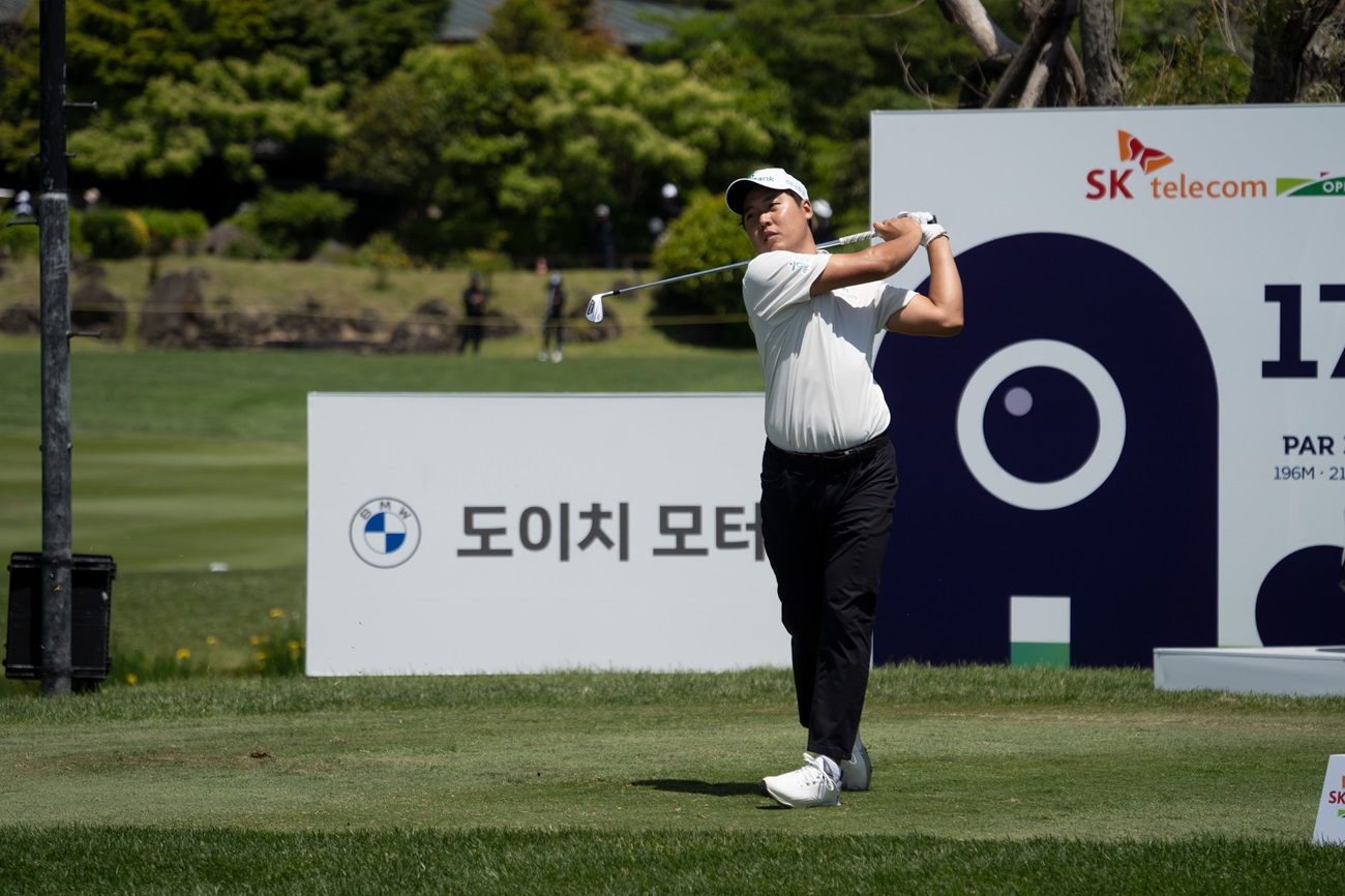 자폐성 발달장애 프로골퍼 이승민의 경기 모습. 볼미디어 제공