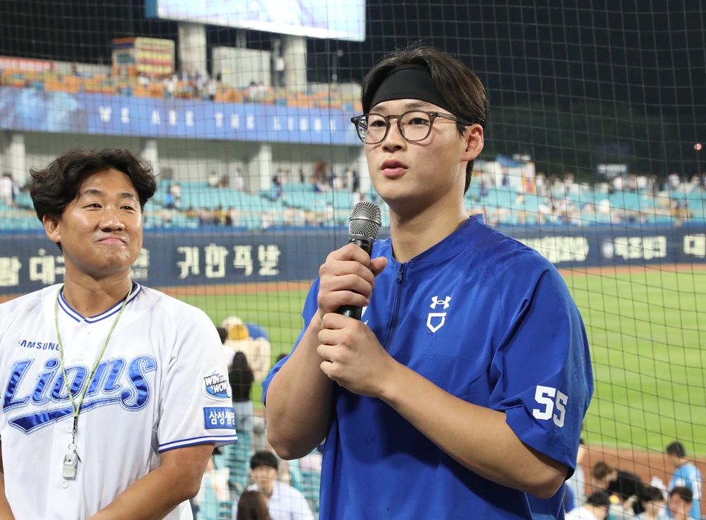 이호성은 13일 대구 삼성라이온즈파크에서 열린 '2024 신한 SOL Bank KBO 리그' LG와 주중 3연전 마지막 맞대결에서 선발 등판. 5⅓이닝 2실점으로 팀 승리에 힘을 보탰다. 삼성 라이온즈