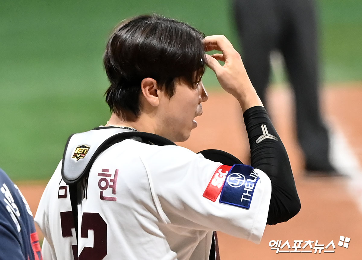 키움 포수 김재현은 4일 고척스카이돔에서 열릴 '2024 신한 SOL Bank KBO 리그' LG와 주중 3연전 첫 경기에 나선다. 김재현은 경기 전 홍 감독이 꼽은 전반기 숨은 MVP로 선정됐다. 엑스포츠뉴스 DB