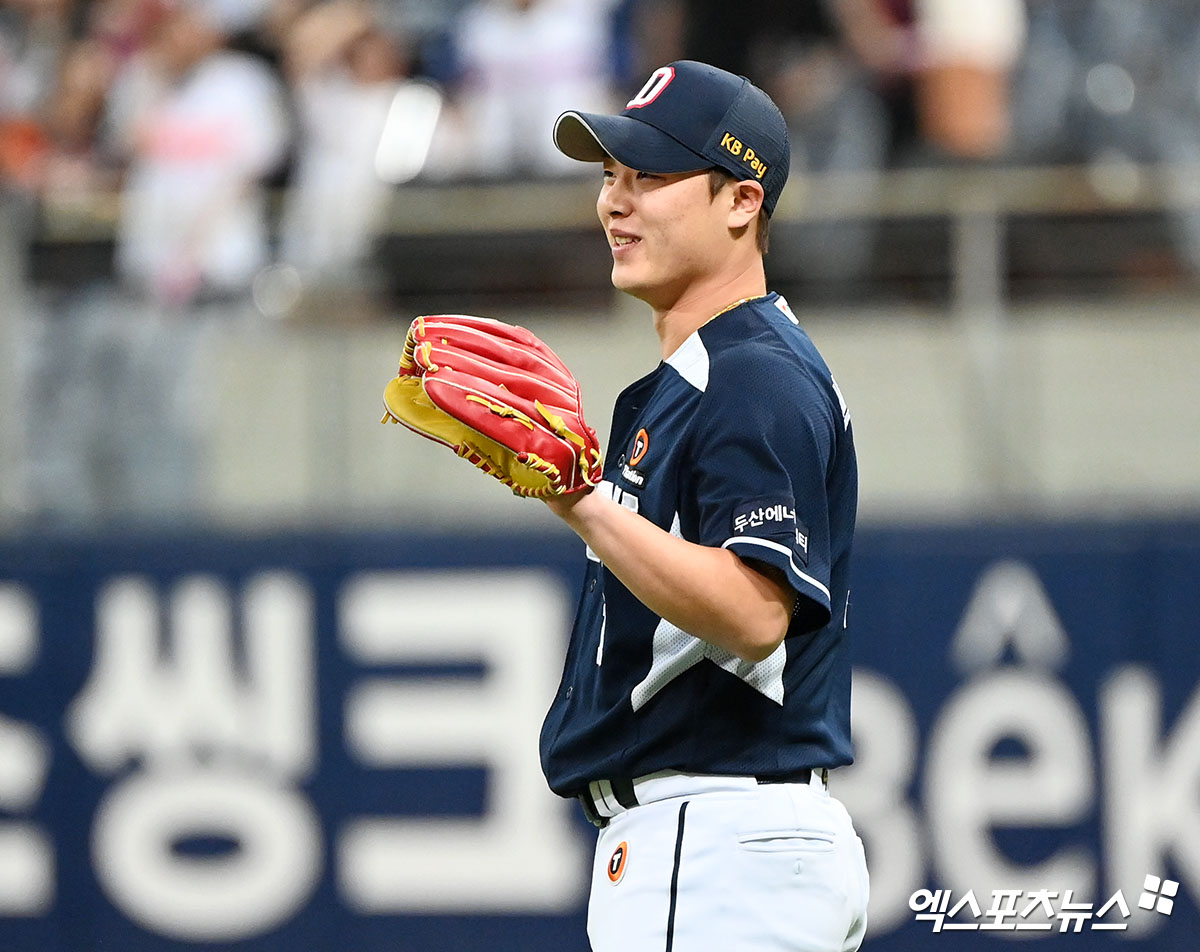 두산 투수 박치국은 17일 울산 문수야구장에서 열릴 '2024 신한 SOL Bank KBO 리그' 롯데 자이언츠와 주중 3연전 두 번째 경기를 앞두고 1군 엔트리에서 빠졌다. 재정비가 목적이다. 엑스포츠뉴스 DB