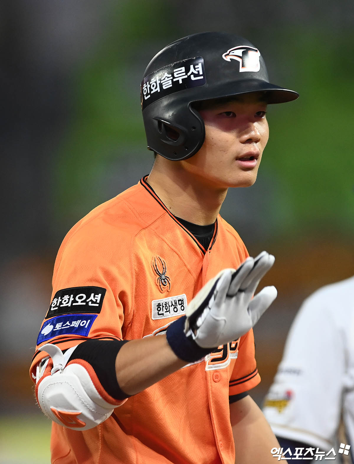 5일 오후 인천 SSG랜더스필드에서 열린 '2024 신한 SOL Bank KBO 올스타 프라이데이' 퓨처스 올스타전 남부와 북부의 경기, 8회초 무사 북부 선두타자 정안석이 3루타를 때려내고 있다. 엑스포츠뉴스 DB