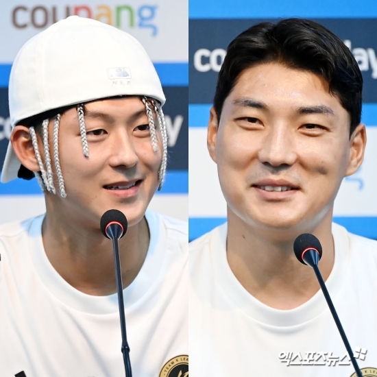 이승우, 주민규가 30일 서울월드컵경기장에서 진행된 토트넘 홋스퍼와의 쿠팡플레이 시리즈 1경기 전 기자회견에서 이후에 상대하고 싶은 유럽 명문 구단에 대해 입을 열었다.   팀K리그는 오는 31일 오후 8시 같은 장소에서 토트넘과 쿠팡플레이 시리즈 1경기를 치른다. 올해로 세 번째 올스타전을 치르는 팀K리그는 2022년에 이어 다시 한번 토트넘을 상대한다. 서울월드컵경기장 김한준 기자