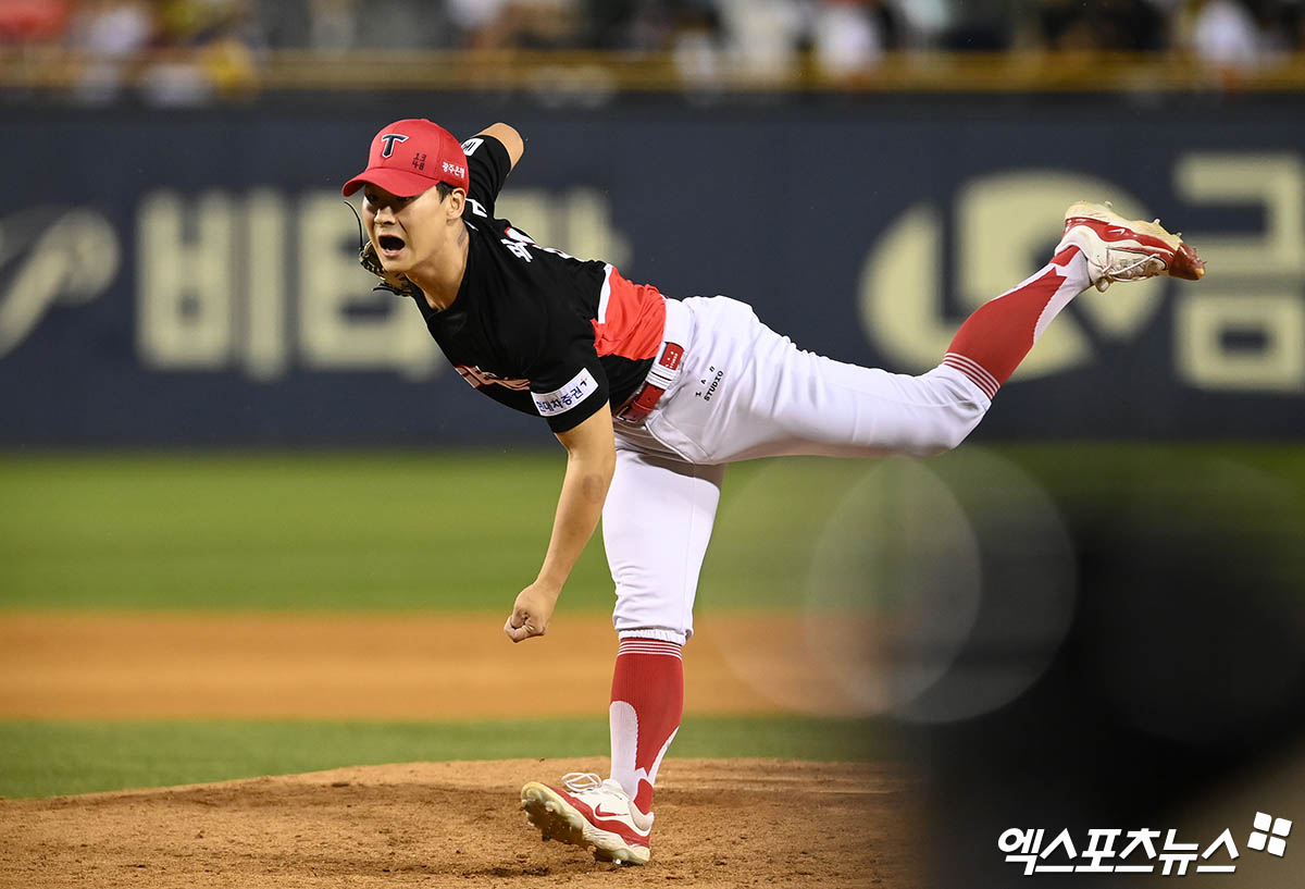 KIA 투수 곽도규는 24일 창원 NC파크에서 열린 '2024 신한 SOL Bank KBO 리그' NC와 주말 3연전 두 번째 경기에서 구원 등판했다. 1⅓이닝 무실점으로 팀 승리에 힘을 보탰다. 엑스포츠뉴스 DB