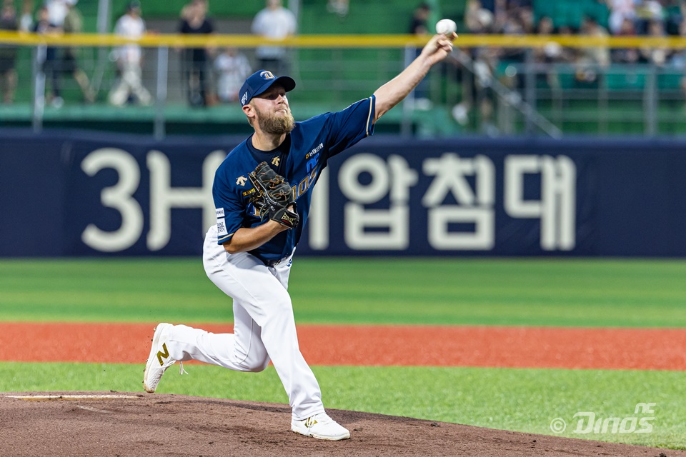 NC 투수 요키시는 1일 인천 SSG랜더스필드에서 열린 '2024 신한 SOL Bank KBO 리그' SSG와 팀 간 제14차전에서 선발 등판했다. 이날 6이닝 1실점으로 시즌 2승(2패)을 챙겼다. NC 다이노스