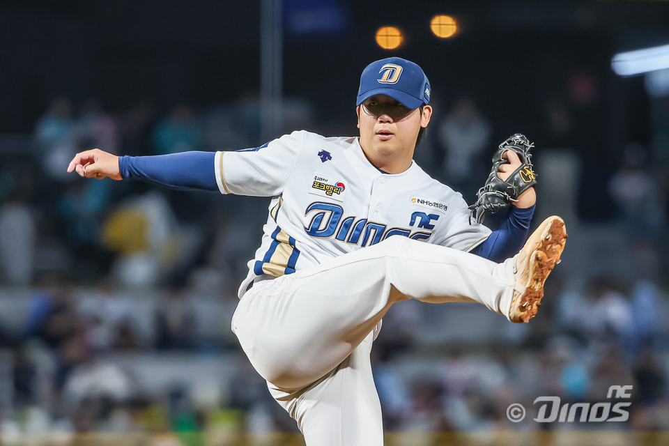 NC 투수 이용준은 3일 창원 NC파크에서 열린 '2024 신한 SOL Bank KBO 리그' 키움과 주중 3연전에서 첫 번째 경기에서 선발 등판했다. 이날 6이닝 2실점으로 호투해 시즌 최고의 투구를 선보여 시즌 2승을 챙겼다. NC 다이노스