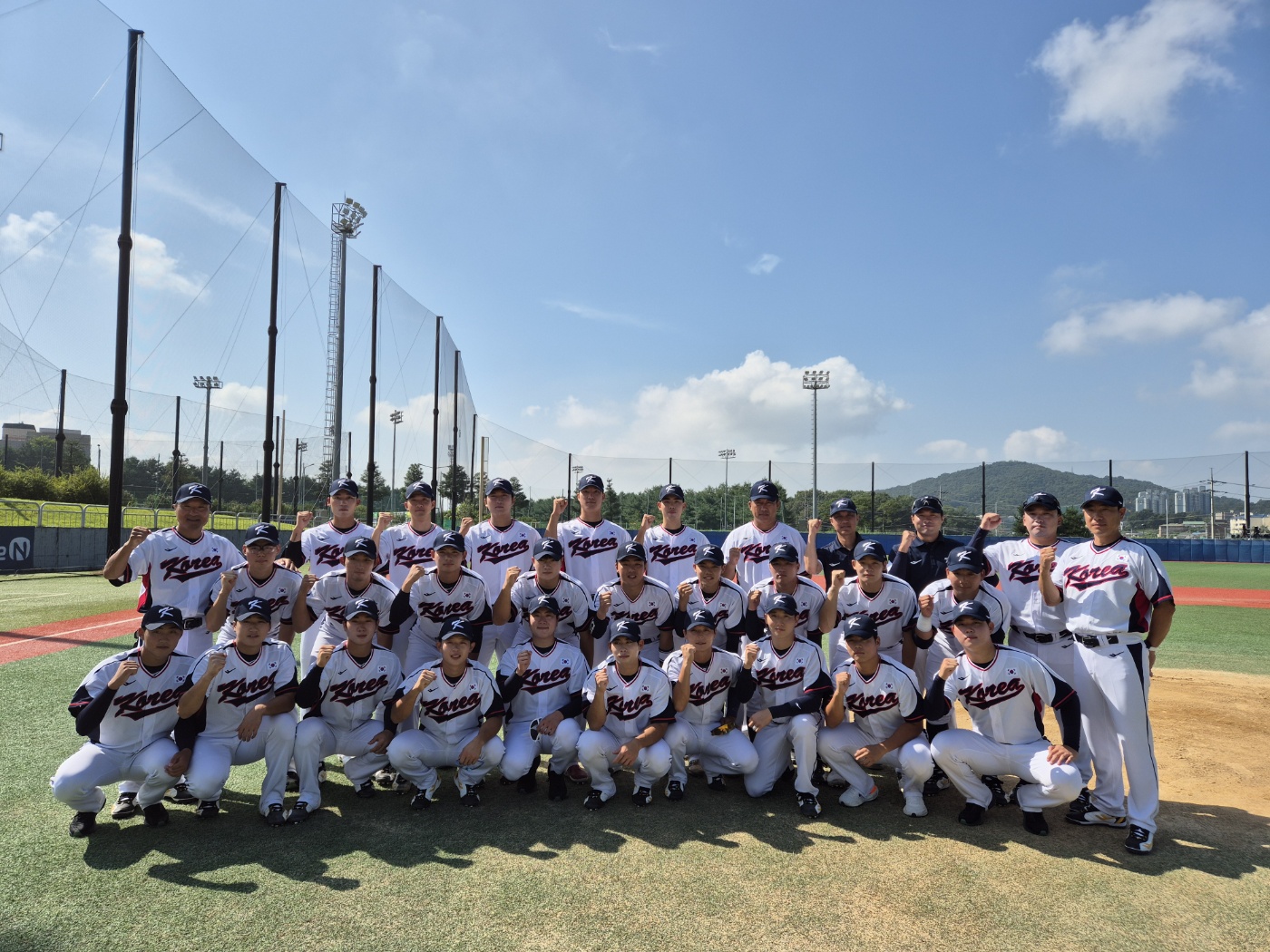 최태원 감독이 이끄는 대한민국 U-23(23세 이하) 야구 국가대표팀이 세계야구소프트볼연맹(WBSC) 2024 U-23 야구 월드컵 2024 오프닝 라운드에서 베네수엘라에게 패하며 3연승을 마감했다. 사진 대한야구소프트볼협회