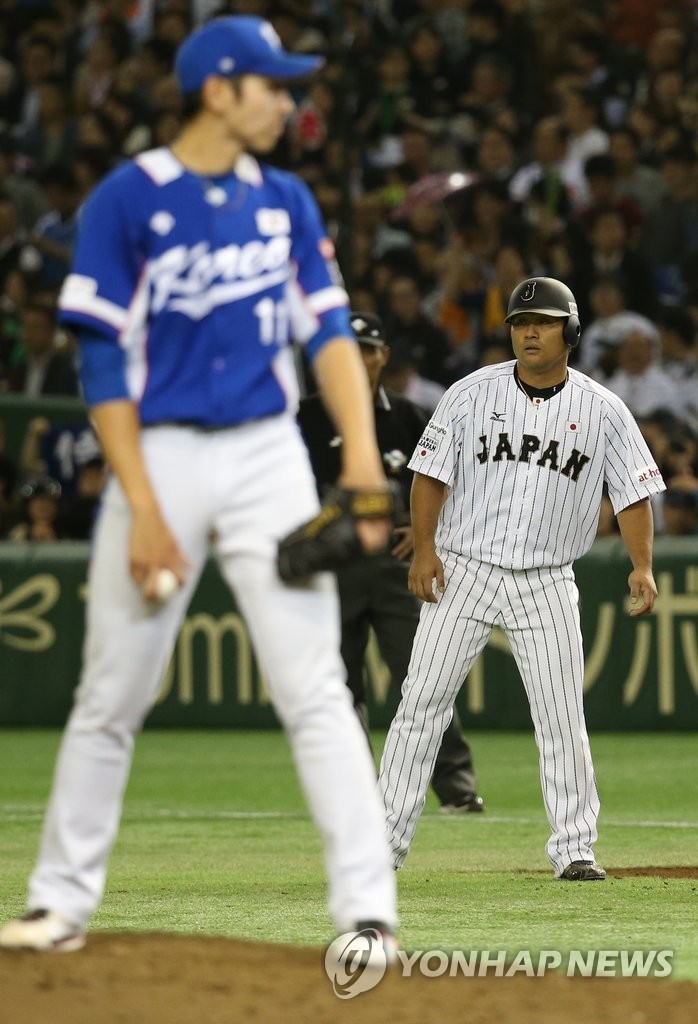 2015 WBSC 프리미어12에서 일본 국가대표 좌익수로 활약했던 히라타 료스케. 사진 연합뉴스