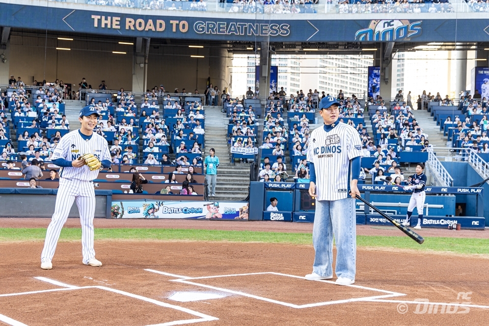 NC는 28일 창원 NC파크에서 열린 '2024 신한 SOL Bank KBO 리그' 두산과 팀 간 마지막 맞대결에서 '드래프트 데이'를 진행했다. NC 다이노스