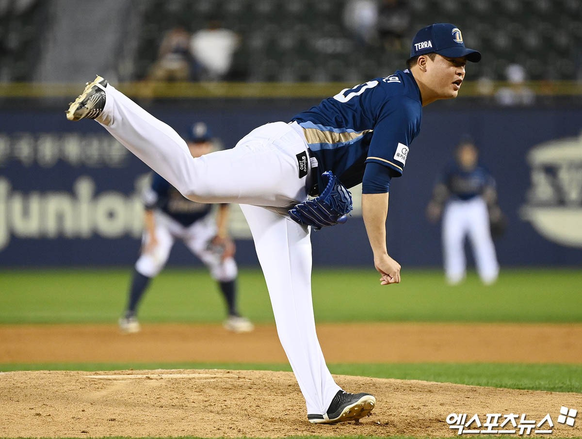 NC 다이노스 투수 심창민이 정규시즌 경기에 등판해 역투하고 있다. NC는 29일 심창민을 포함한 방출 선수 명단 9명을 공식 발표했다. 엑스포츠뉴스 DB