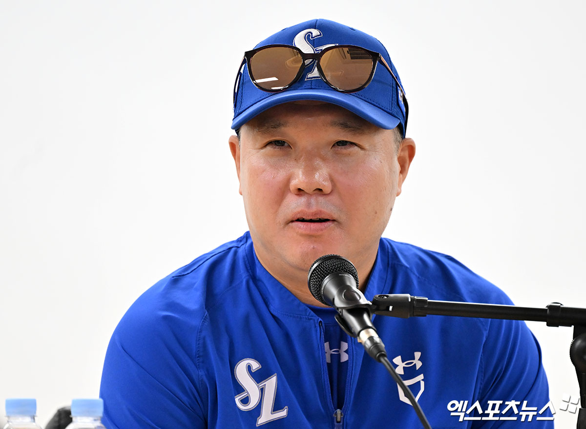 박진만 삼성 감독. 감독으로서 첫 포스트시즌에 나선다. 대구, 김한준 기자