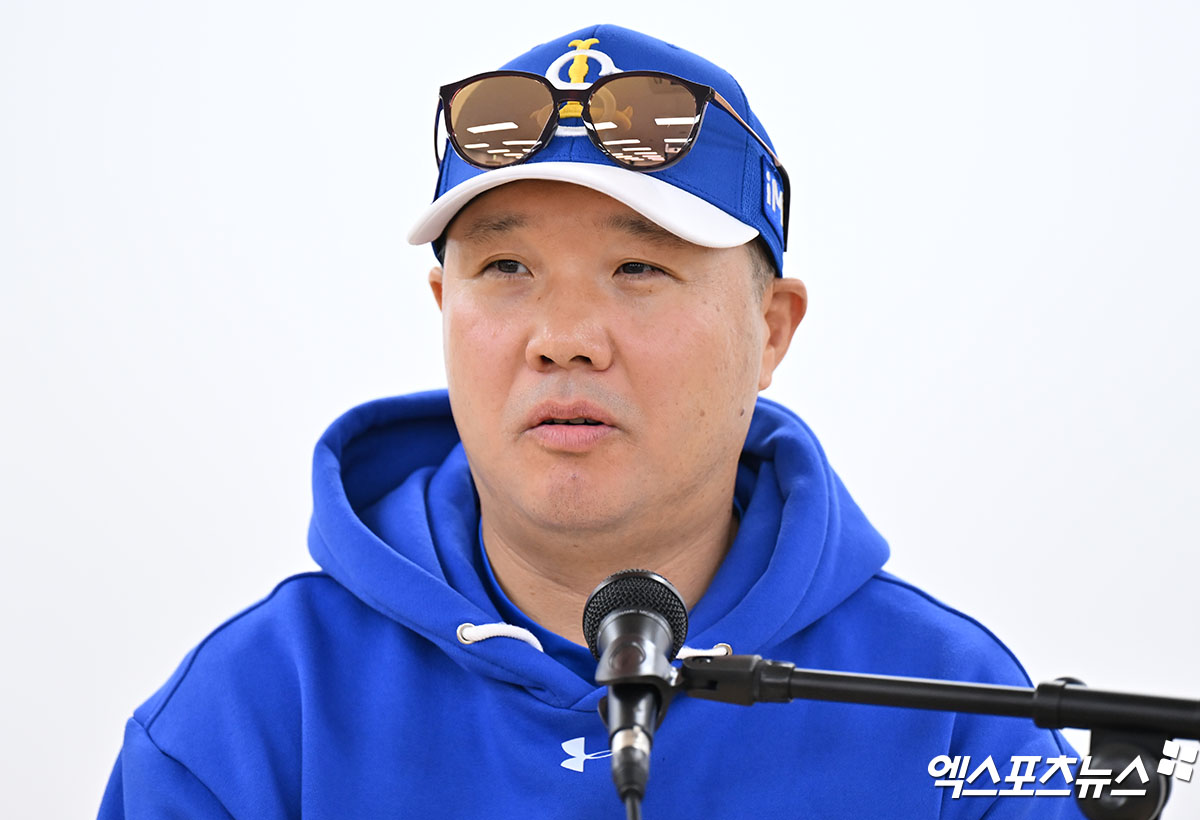 박진만 삼성 감독은 15일 삼성라이온즈파크에서 열릴 '2024 신한 SOL Bank KBO 포스트시즌' LG와 플레이오프(5전 3승제) 2차전을 앞두고 취재진을 만났다. 이 자리에서 그는 하루 전 우천 취소를 긍정적으로 바라봤다. 대구, 김한준 기자