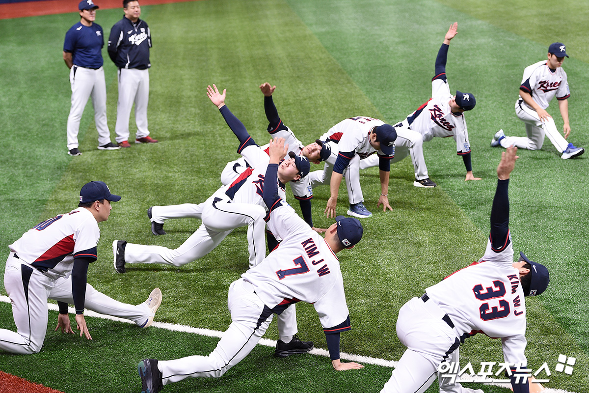 류중일 감독이 이끄는 2024 WBSC 프리미어12 야구 국가대표팀이 지난 24일부터 서울 고척스카이돔에서 소집, 훈련을 진행 중이다. 사진 엑스포츠뉴스 DB