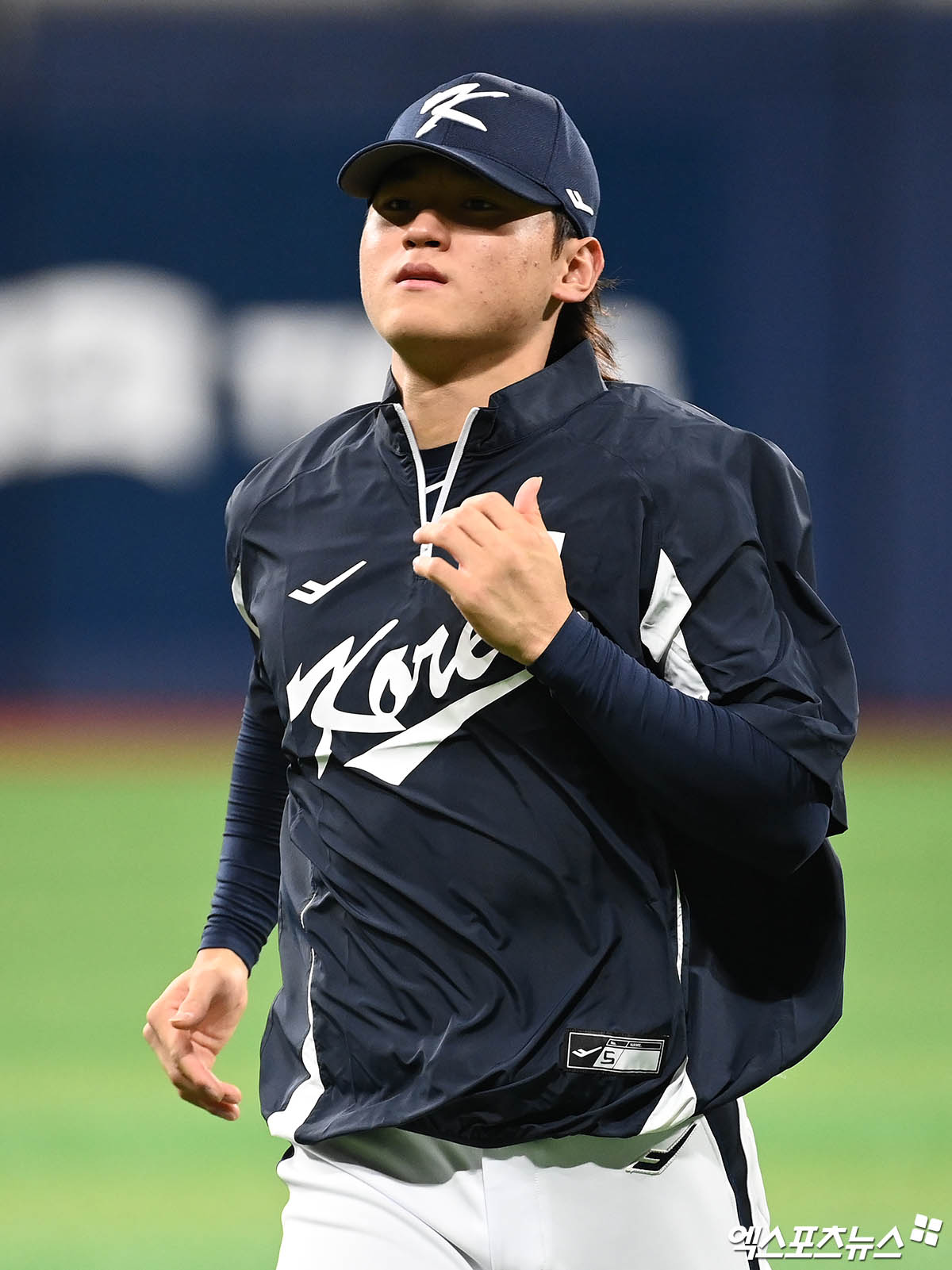 대표팀 내야수 김도영은 1일 고척스카이돔에서 열릴 '2024 K-BASEBALL SERIES with TVING' 쿠바 대표팀과 평가전에서 3번타자 3루수로 선발 출전할 계획이다. 그는 올 시즌 빼어난 활약을 대표팀에서도 이어가리라 다짐했다. 고척, 김한준 박지영 기자