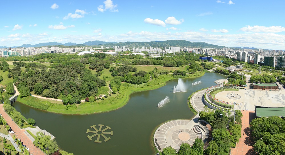 올림픽공원이 2024년 모범도시숲으로 선정됐다. 국민체육진흥공단 제공