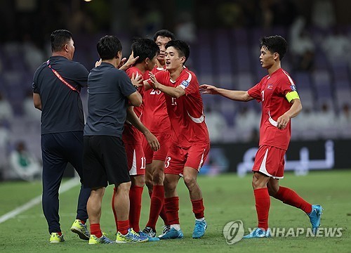 북한 축구 국가대표팀이 14일(이하 한국시간) 저녁 11시 라오스 비엔티안의 라오스 신국립 경기장에서 이란과 2026 FIFA 북중미 월드컵 아시아 3차예선 A조 5차전을 치른다. 사진 연합뉴스