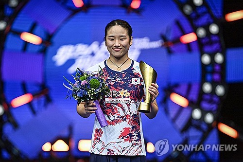 「中国マスターズ優勝」アン・セヨン、短く太い感想…「応援してくれて、助けてくださった方々に感謝」
