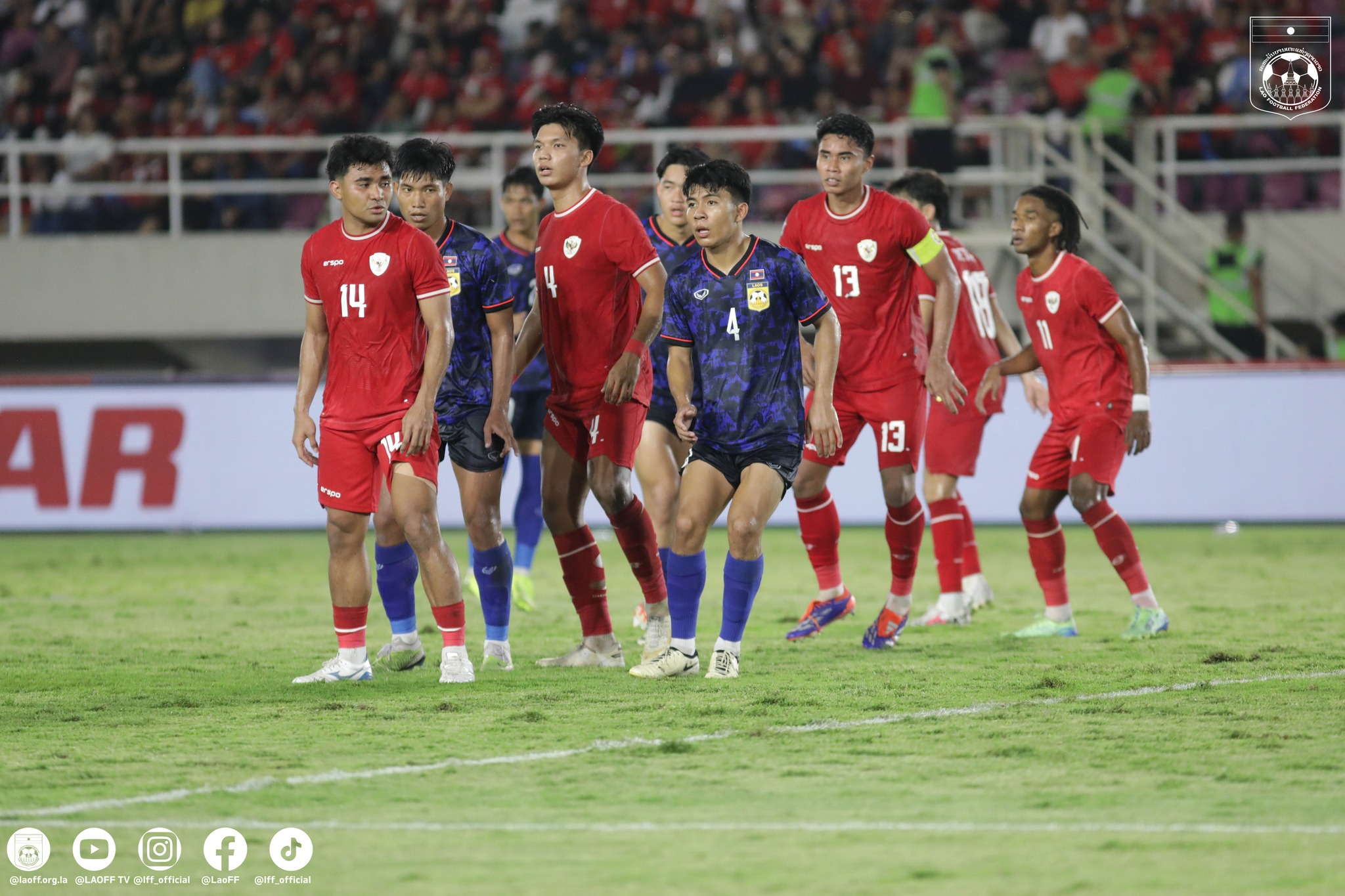 신태용 감독이 이끄는 인도네시아 축구 대표팀이 12일(한국시간) 인도네시아에 있는 마나한 스타디움에서 열린 하혁준 감독이 이끄는 라오스 축구 대표팀과의 대회 B조 2차전에서 3-3 무승부를 기록했다. 라오스 축구연맹