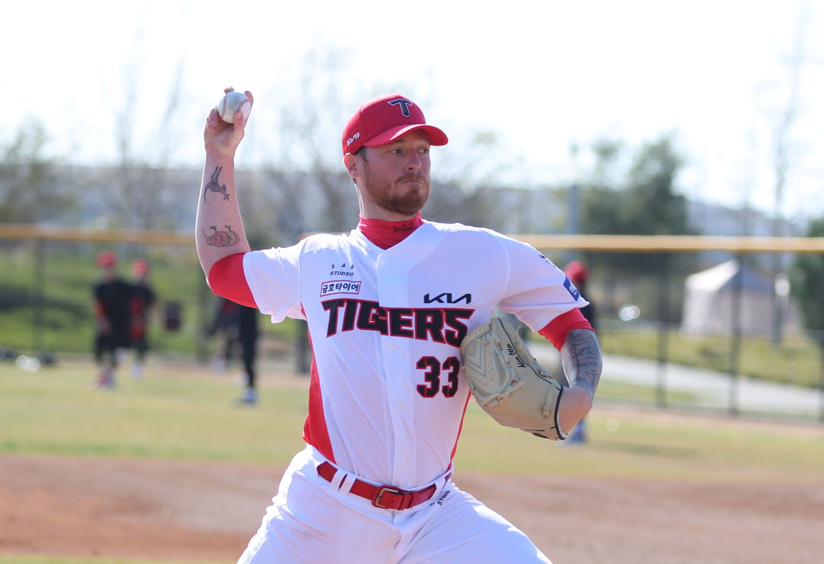 2025 시즌 KBO리그 KIA 타이거즈에서 뛰게 된 미국 출신 우완 파이어볼러 아덤 올러. 사진 KIA 타이거즈