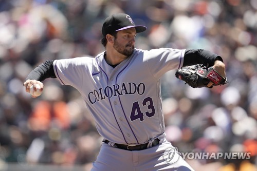 코너는 2023시즌 콜로라도 소속으로 메이저리그에서 뛰었다. 2년 만에 빅리그 재입성을 노려본다. 연합뉴스 AP