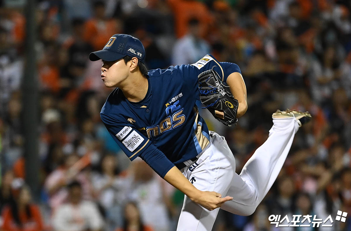 NC 투수 최우석은 2025시즌 많은 기대를 받고 있다. 프로 첫해 강력한 구위를 앞세워 강한 인상을 남겼다. 엑스포츠뉴스 DB