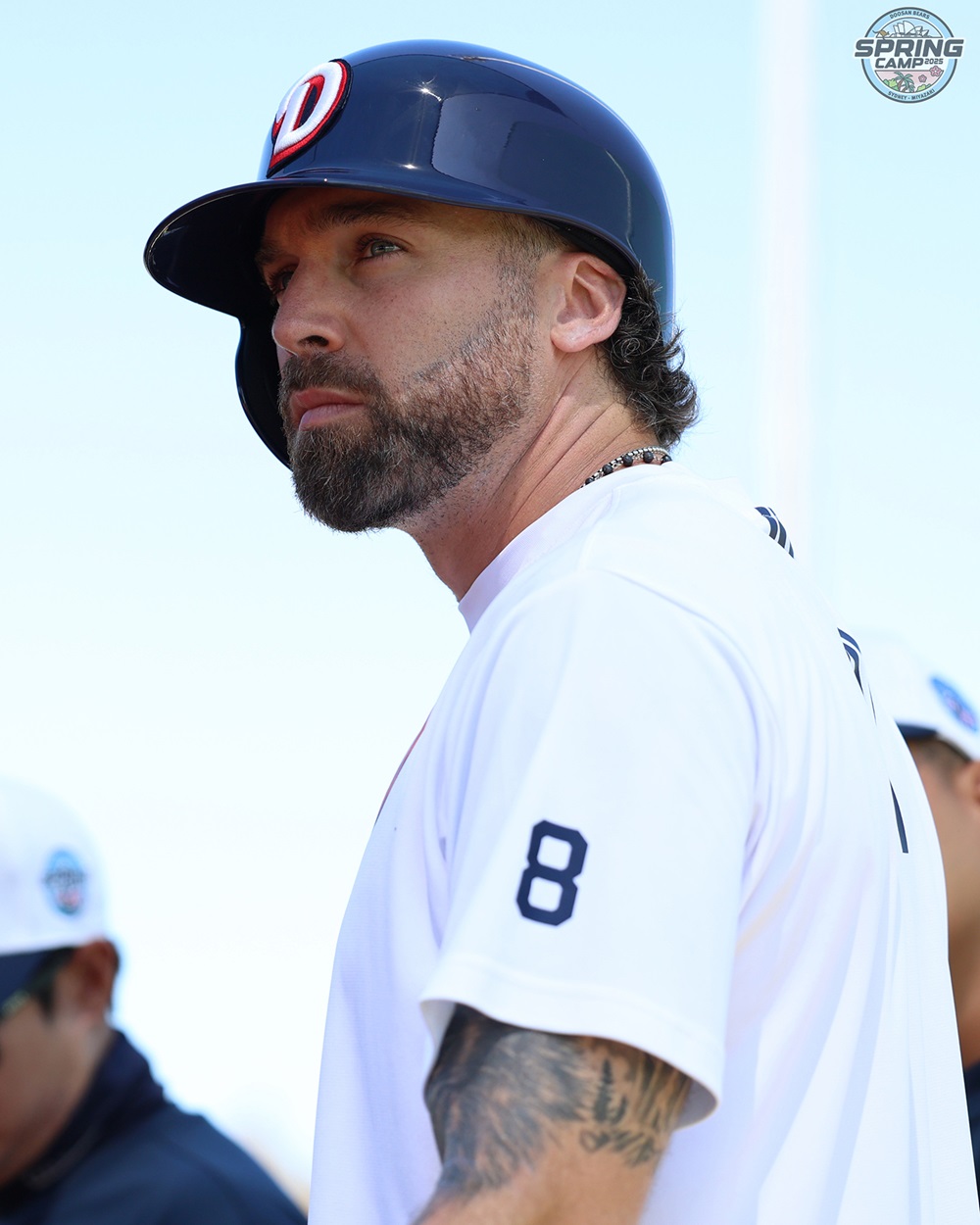 두산 베어스 외국인 타자 제이크 케이브가 호주 블랙타운 스프링캠프 훈련에 임하고 있다. 두산 베어스